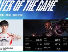 JackeyLove在TES比赛中绝杀，绝杀引发热议！的简单介绍